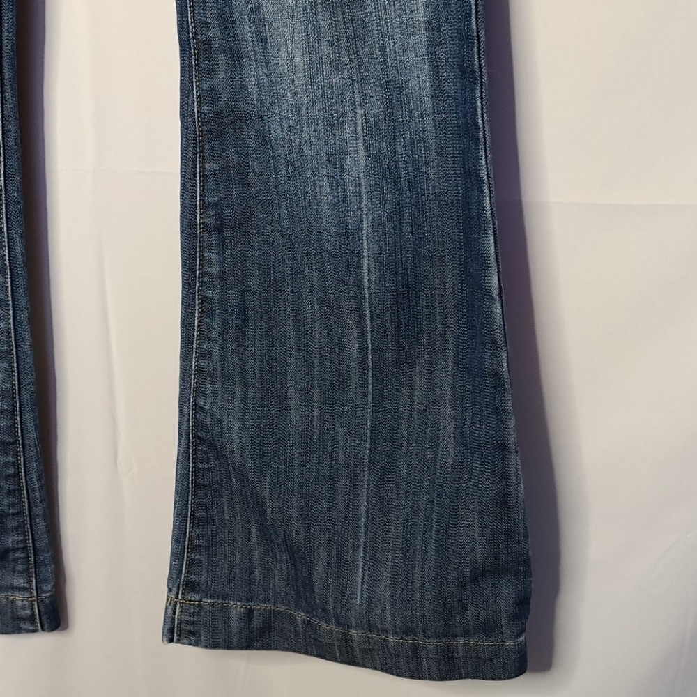 CAbi flare leg retro blue jeans sz 4 - Picture 4 of 7